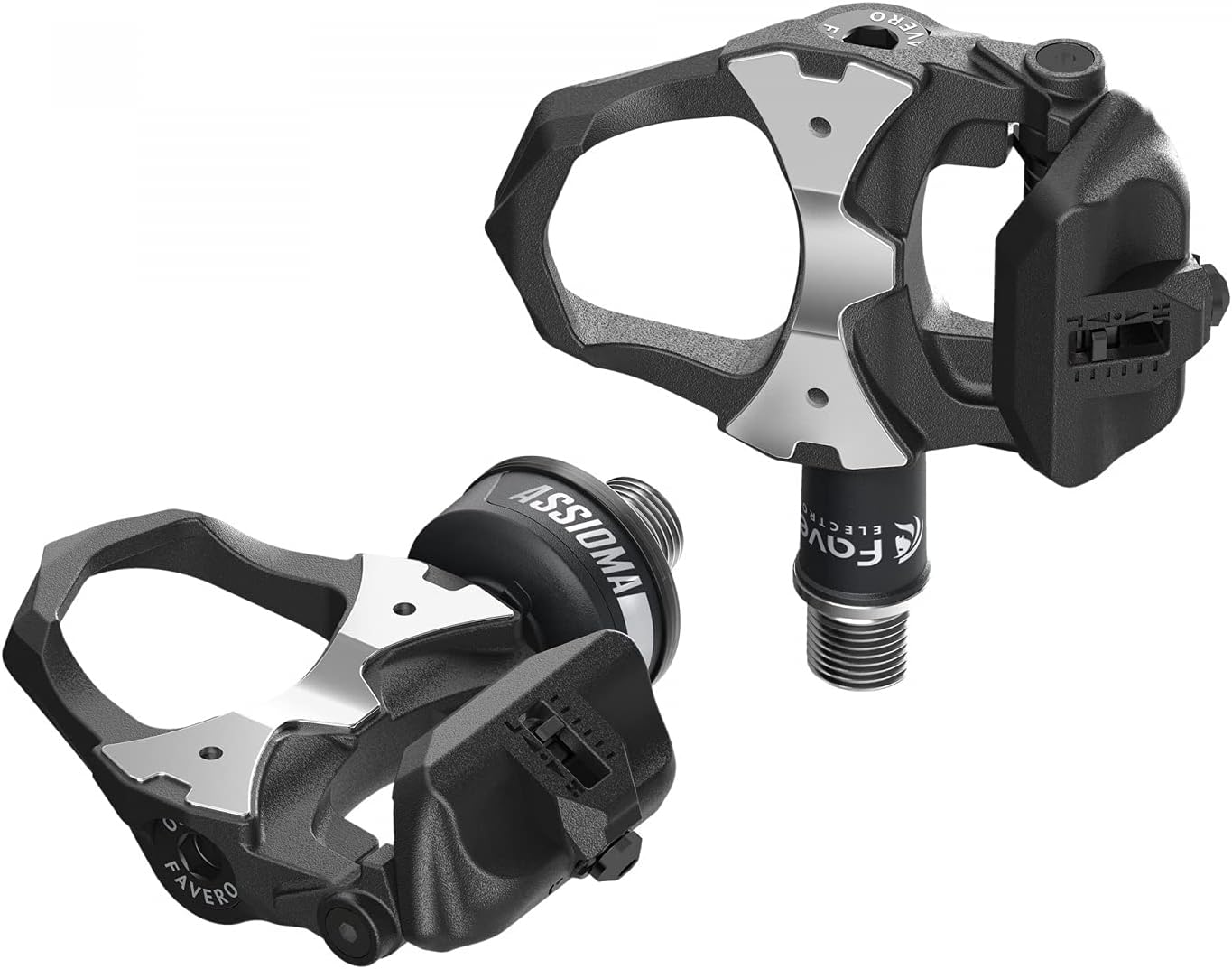 FAVERO Assioma Uno Side Power Meter Pedal Based for Cyclists/Bike,IAV Double USB Cable Cycling Dynamics With Cleats