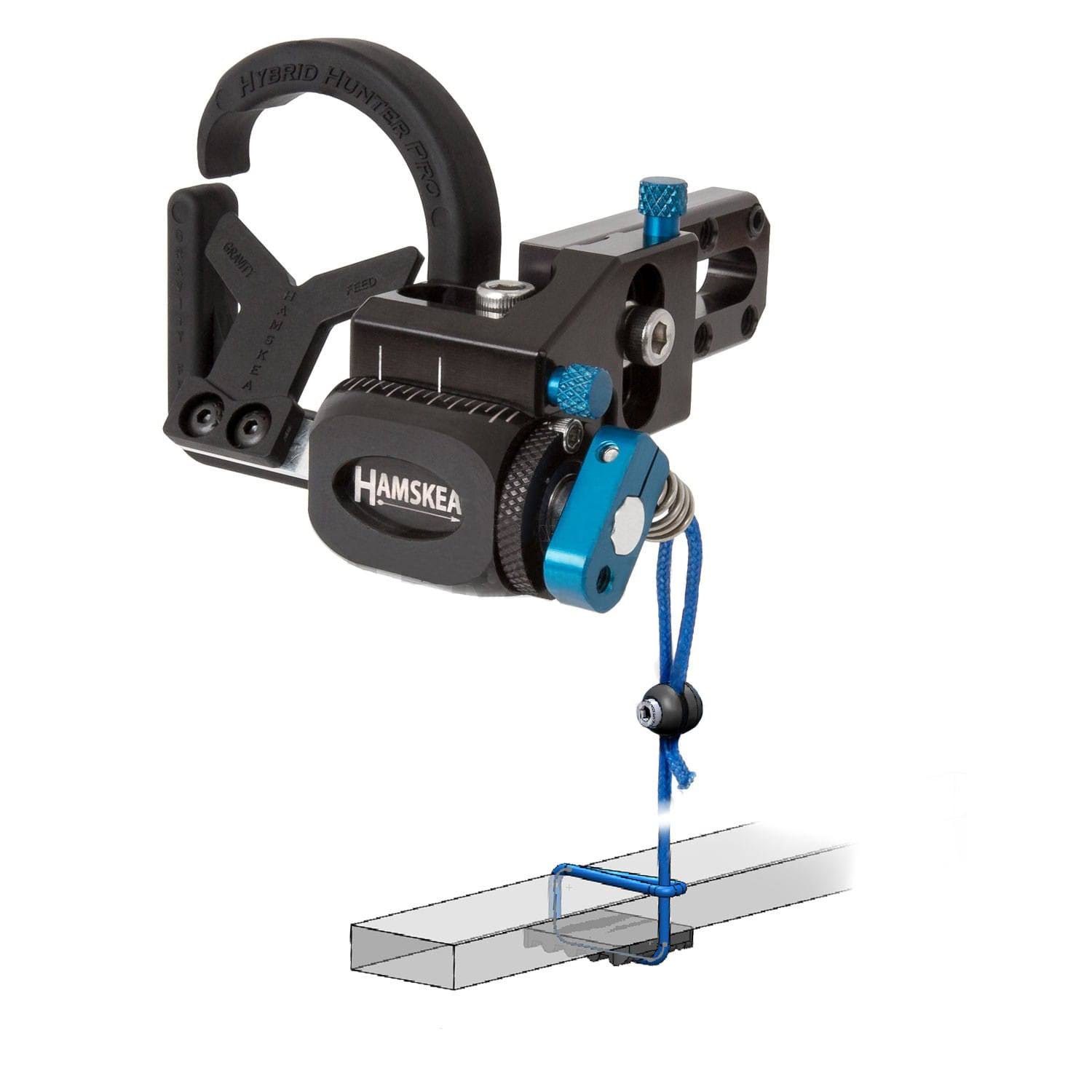 Hamskea Hybrid Hunter Pro Rest Blue RH