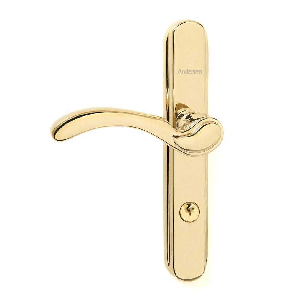 Andersen Storm Door Handle Assembly in Brass Finish Traditional Style 2004 to Present - Shop Hardware Tools Online Store