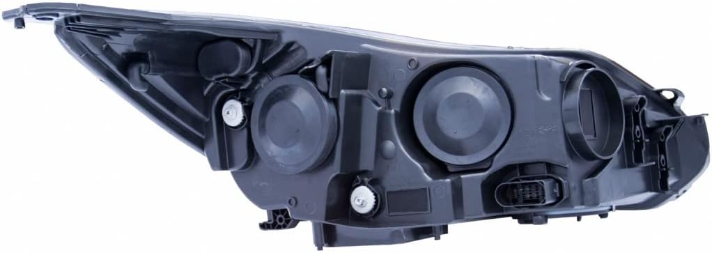 ANZO For Ford Focus 2012-2015 Projector Headlights w/Plank Style Design Black | 121490