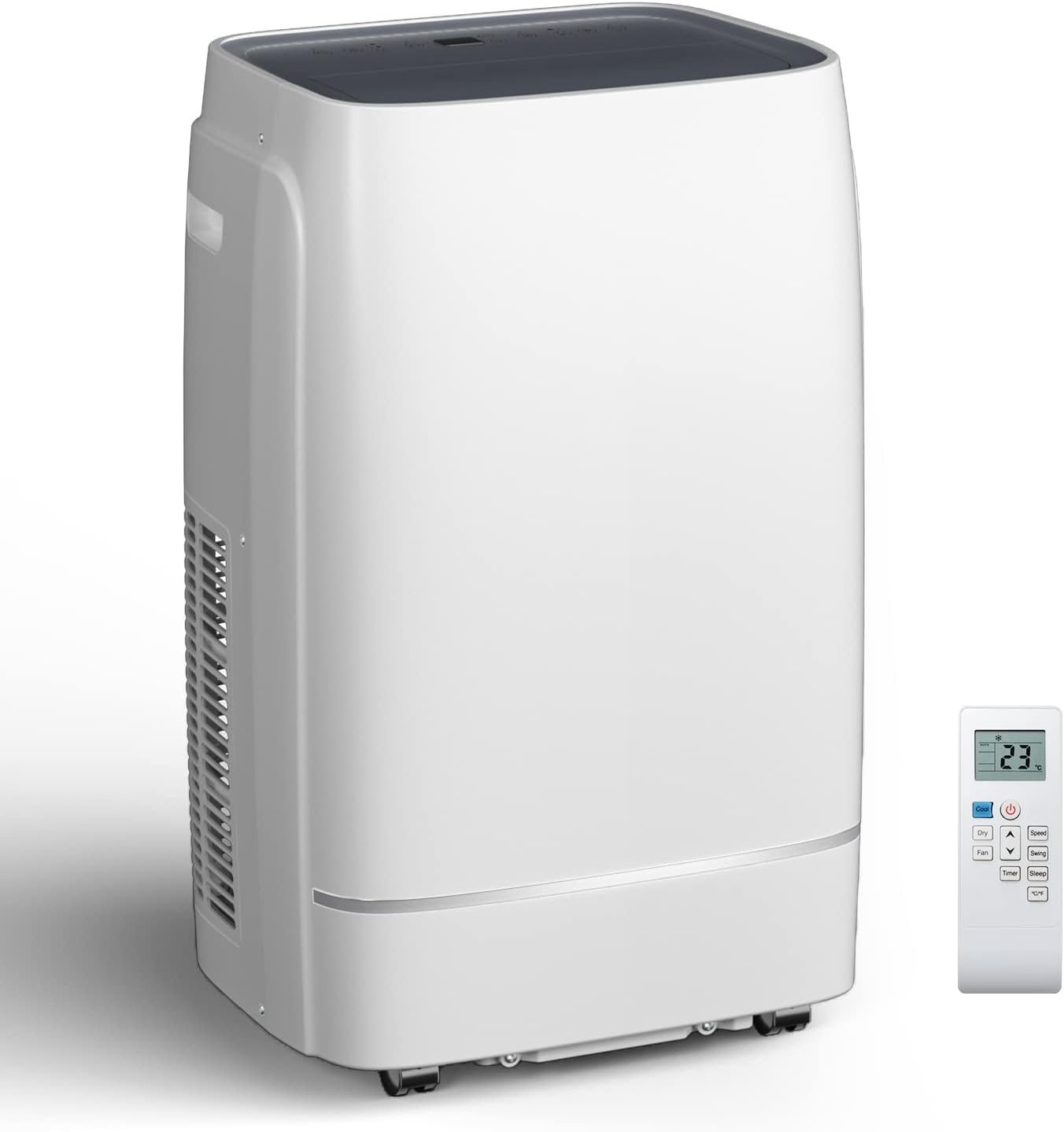 COWSAR 12000 BTU Portable Air Conditioner 4-IN-1 Portable AC Unit 24H Timer Room Air Conditioners 400 Sq.Ft. Coverage ＜53dB Stand Up Air Conditioner