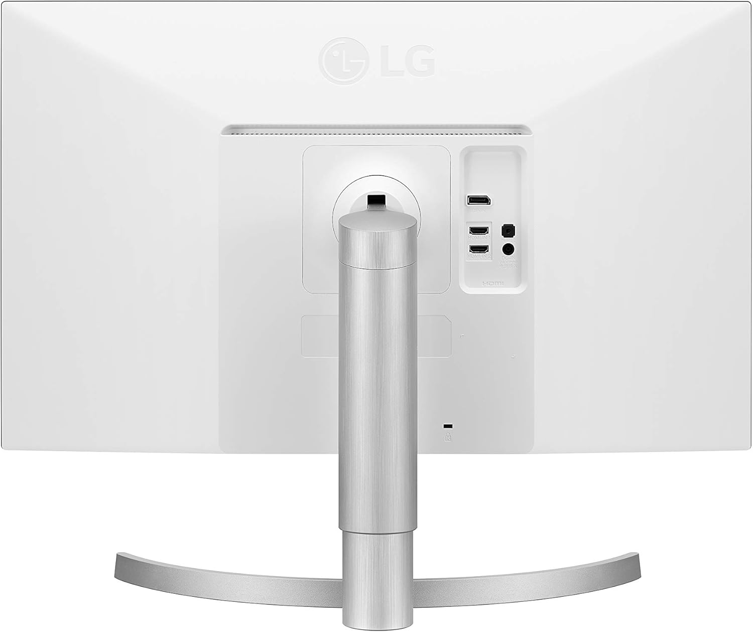 LG 27UL550-W 27-inch 4K UHD (3840 x 2160) UltraFine Computer Monitor, IPS, AMD FreeSync, Tilt/Height/Pivot Adjustable Stand, HDR10, HDMI, DisplayPort, Black Stabilizer, White