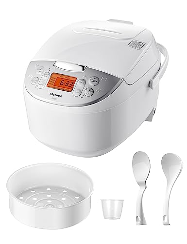 Toshiba Japanese Rice Cooker With Fuzzy Logic Technology 6 Cups Stainless Steel rice cookers