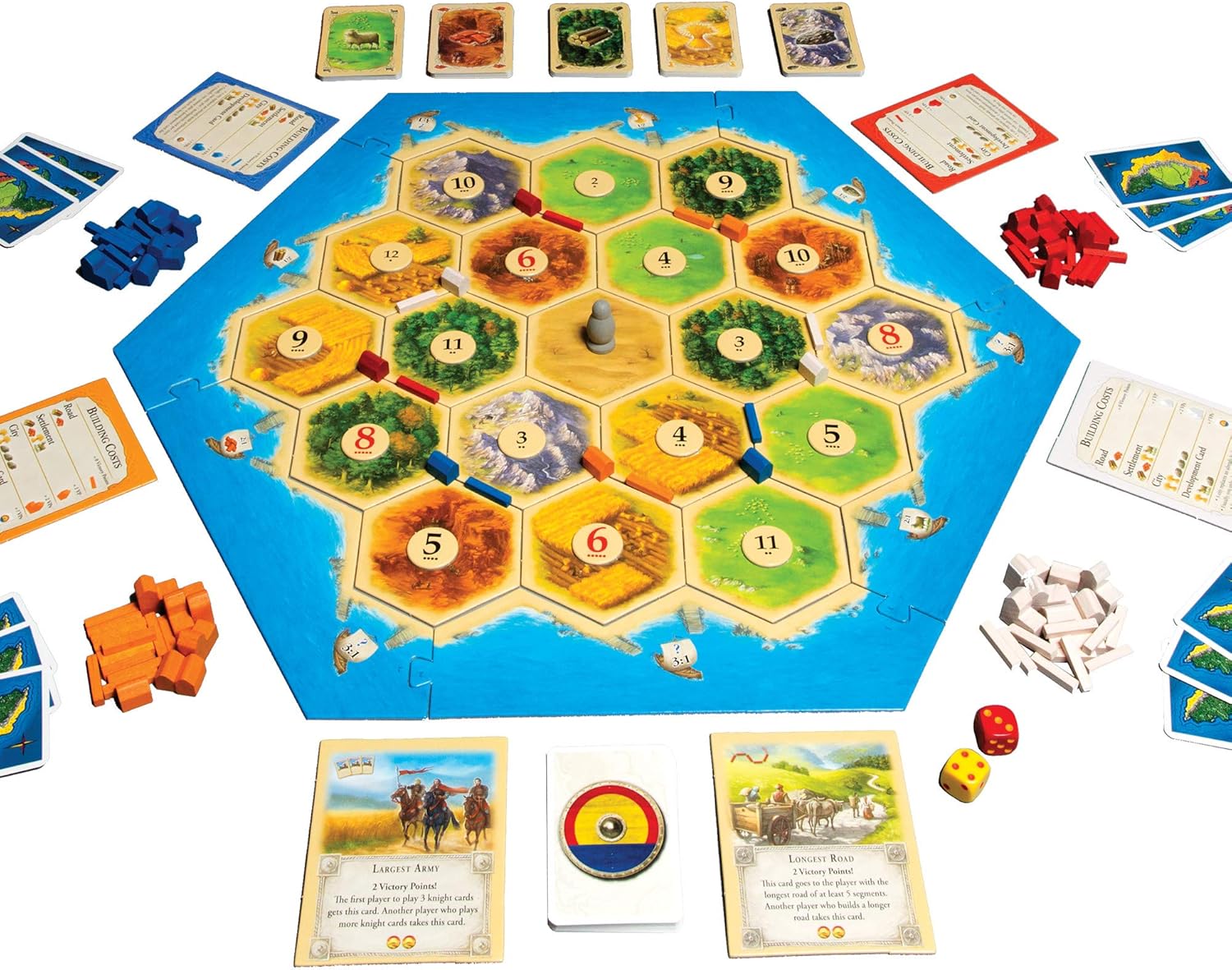 Catan Board Game (Base Game) | Family Board Game | Board Game for Adults and Family | Adventure Board Game | Ages 10+ | for 3 to 4 Players | Average Playtime 60 Minutes | Made by Catan Studio