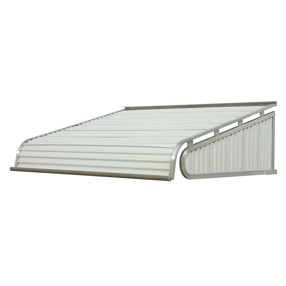 NuImage Awnings 1500 66-in Wide x 24-in Projection White Solid Fixed Door Awning | K150406601