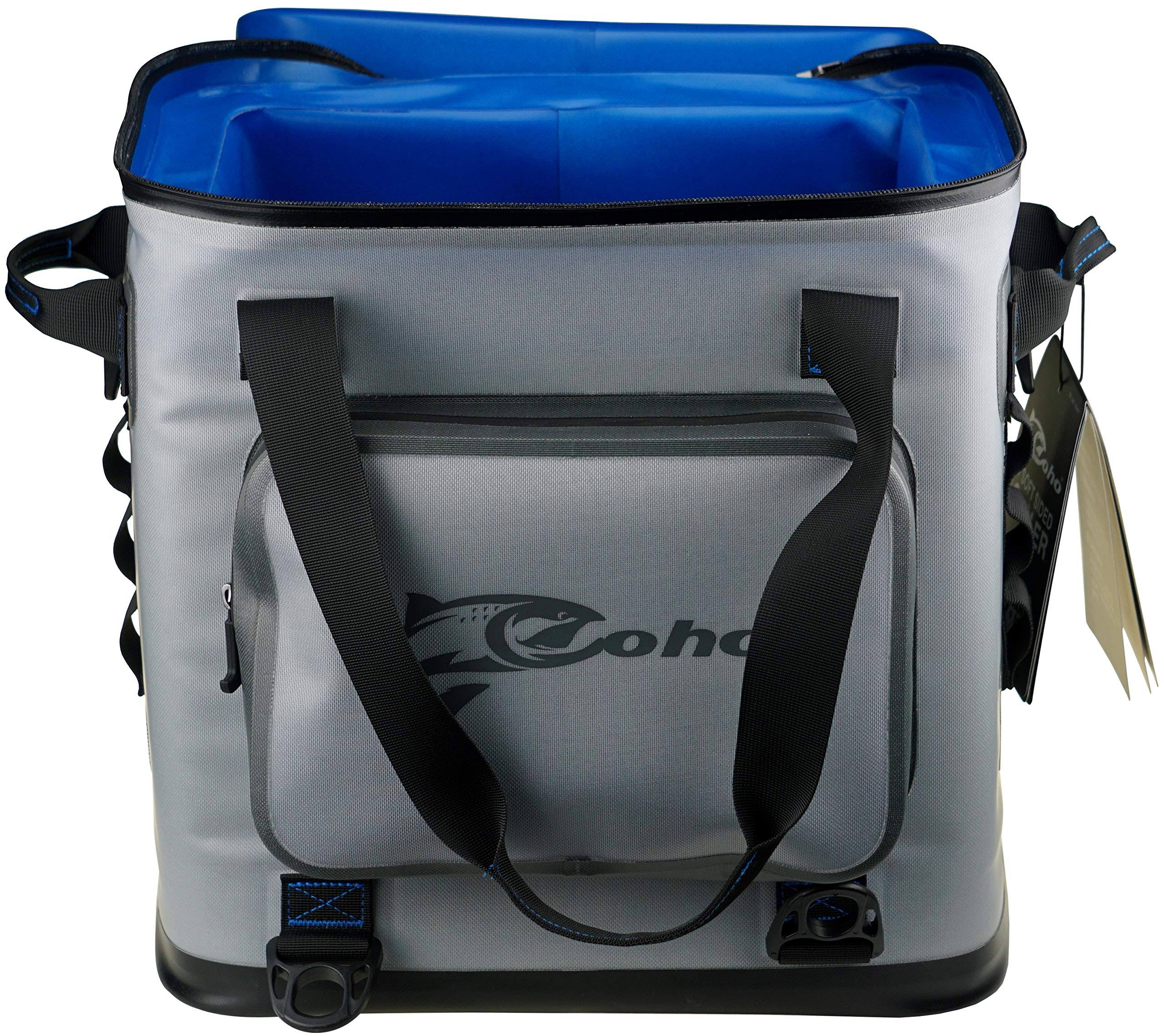 Coho Soft Sided Insulated Cooler - Fits 24 Cans + Ice - 14.37x22 x 12.01x22 x 15.16x22
