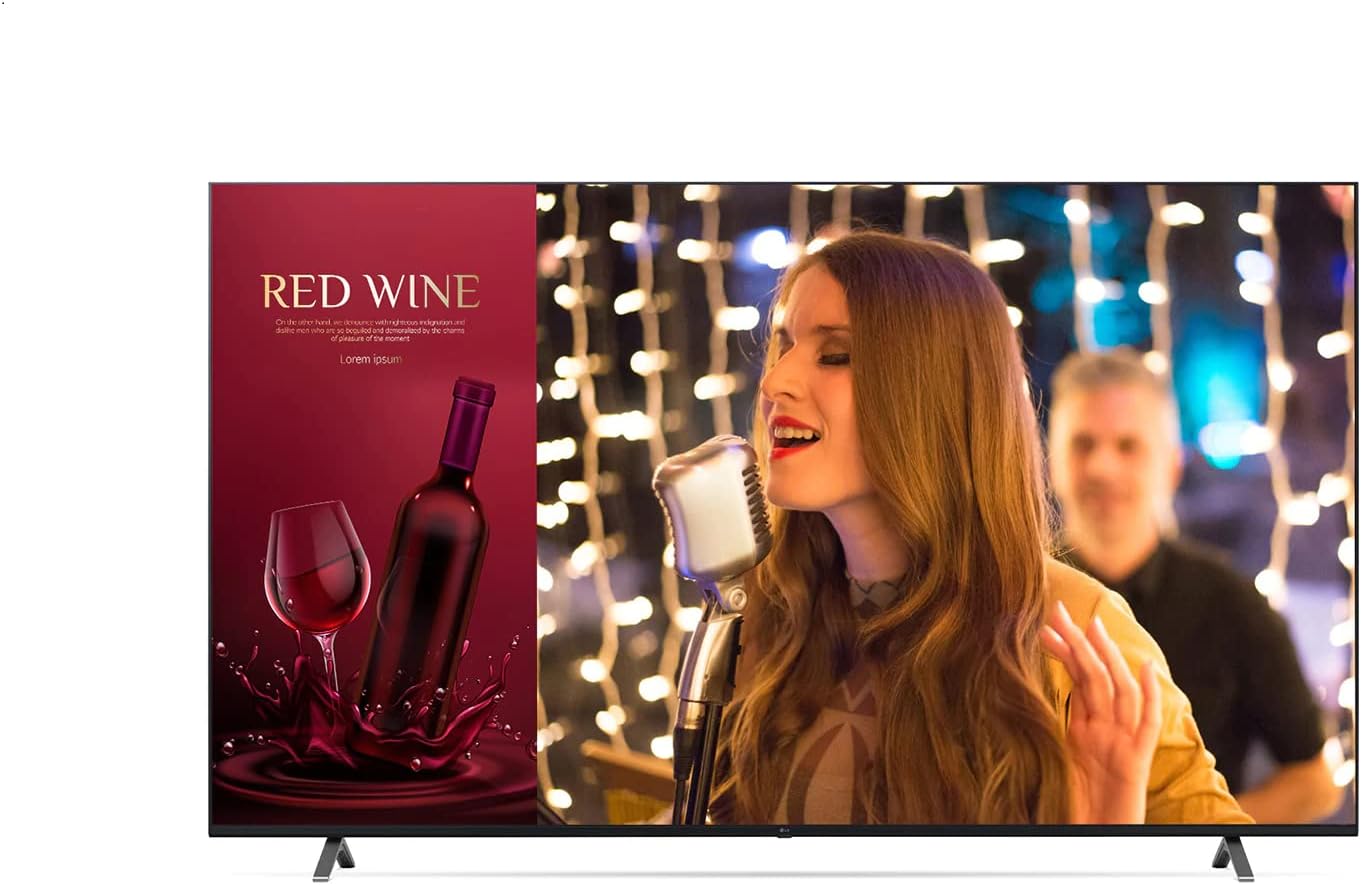 LG 86” 86UR340C9UD UR340C Series UHD Commercial TV with Management Software, Scheduler and Certified Crestron Connected®