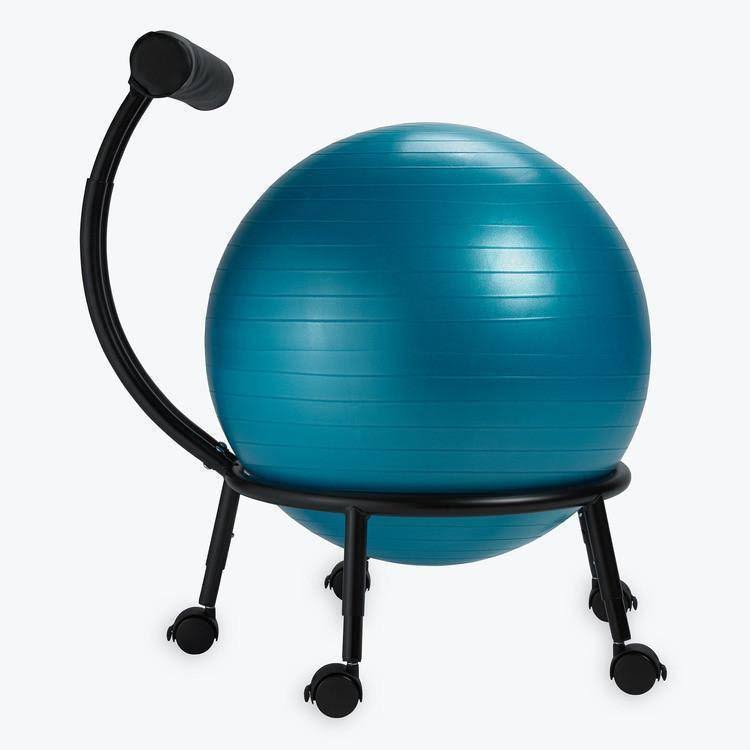Custom Fit Yoga Balance Ball Chair - Black