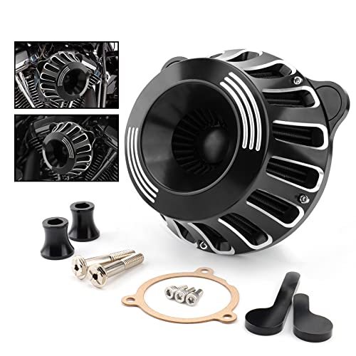 Air Cleaner Air Intake Filter Kit CNC Cut for Harley 2017-2023 Touring Road Glide Road King Street Glide Electra Glide 18-2023 Softail Fat Boy Street Bob FXDR 114 Fat Bob