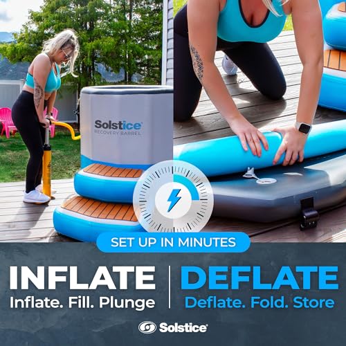 SOLSTICE Original Inflatable Ice Bath Cold Plunge Tub