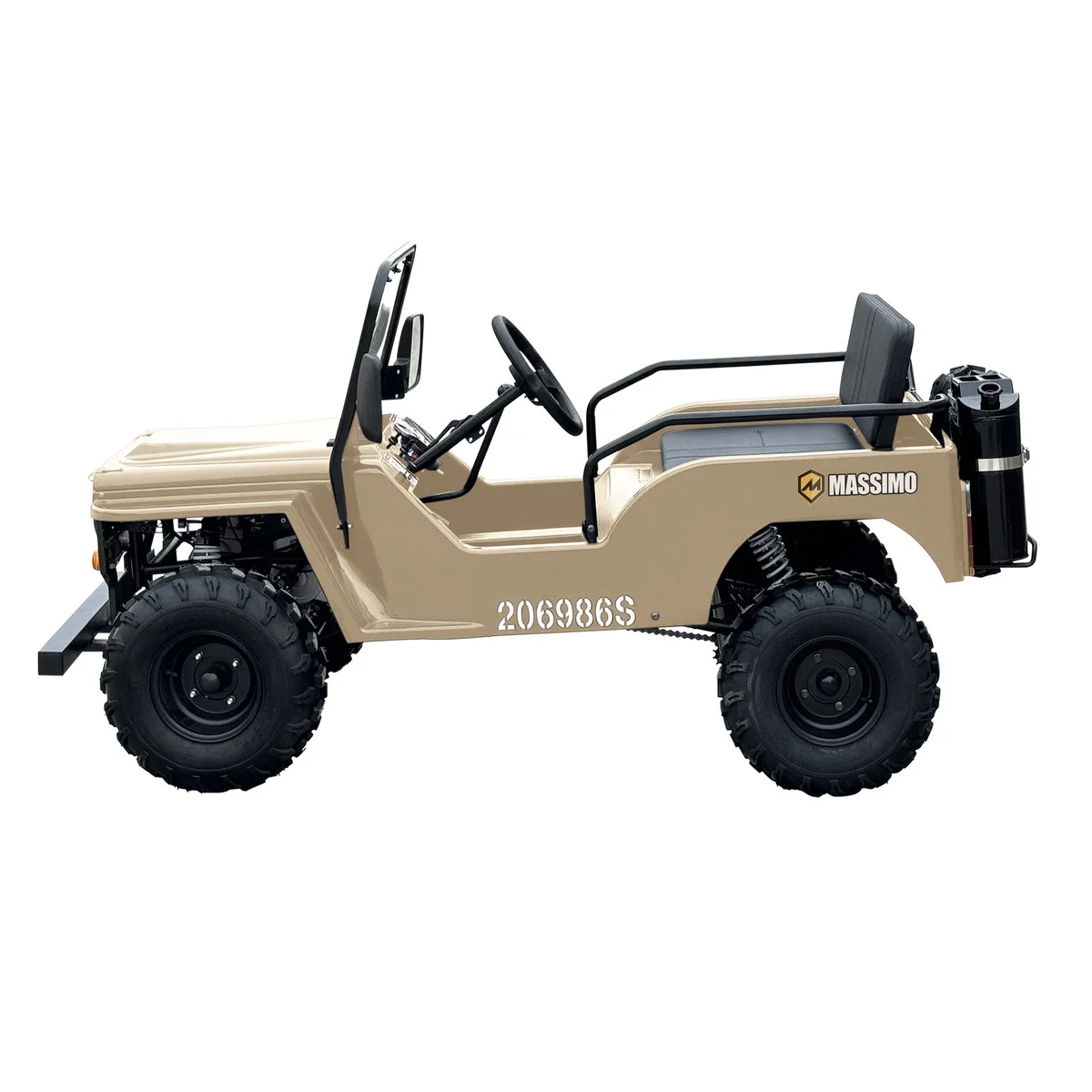 Massimo Mini 125 | 4 Stroke 9HP 2WD (Go Kart) (Quicksand) - Curated Treasures Market