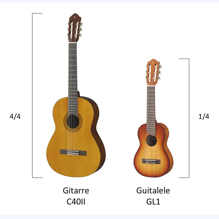 Yamaha GL1 Guitalele, Natural, Baritone