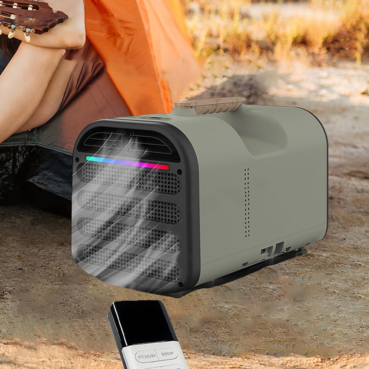 New Portable 1500W 5200BTU Fast Cooling Air Conditioner, Air Conditioners Dehumidifier, Portable Mini Air Conditioner for Camping Tent, RV, Car, Truck