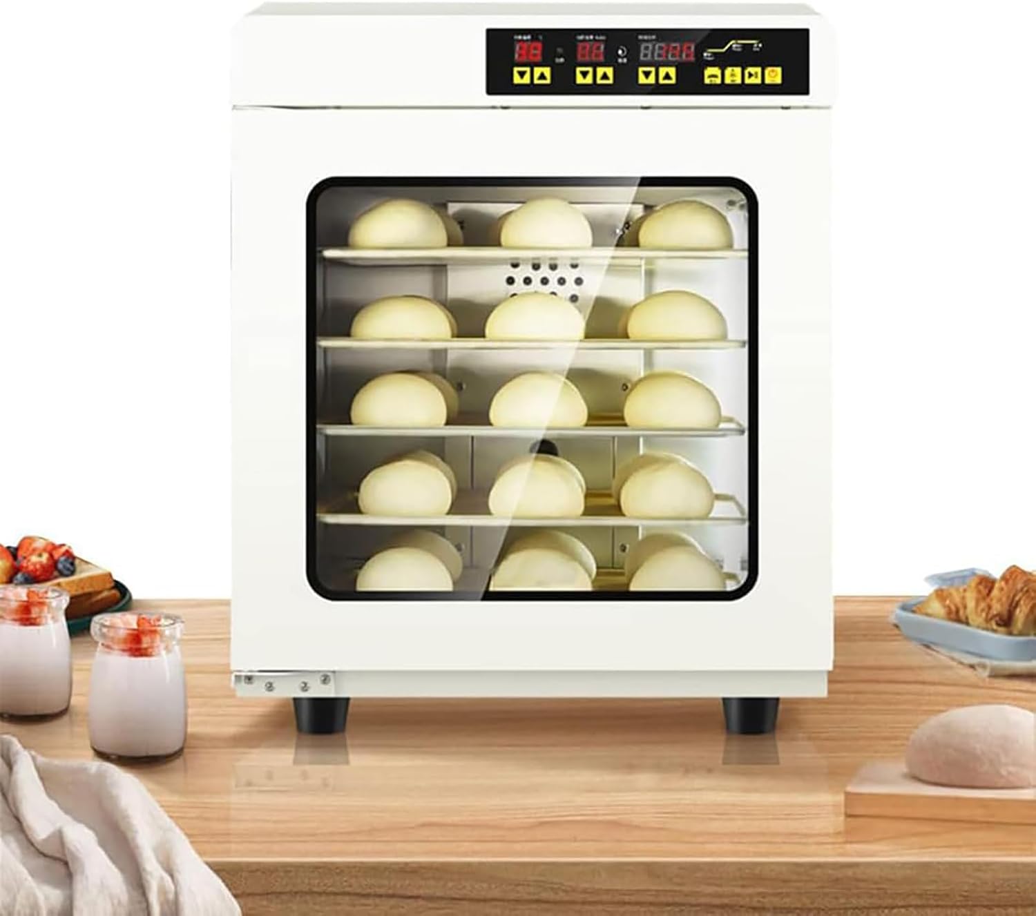 Intelligent Fermentation Box, 112L Household and Commercial Electric Oven, 7-Layer Large Capacity, Built-in Water Tank Spray, Independent Control of Temperature & Humidit