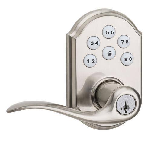 Kwikset Keyless Electronic Door LEVER; Satin Nickel