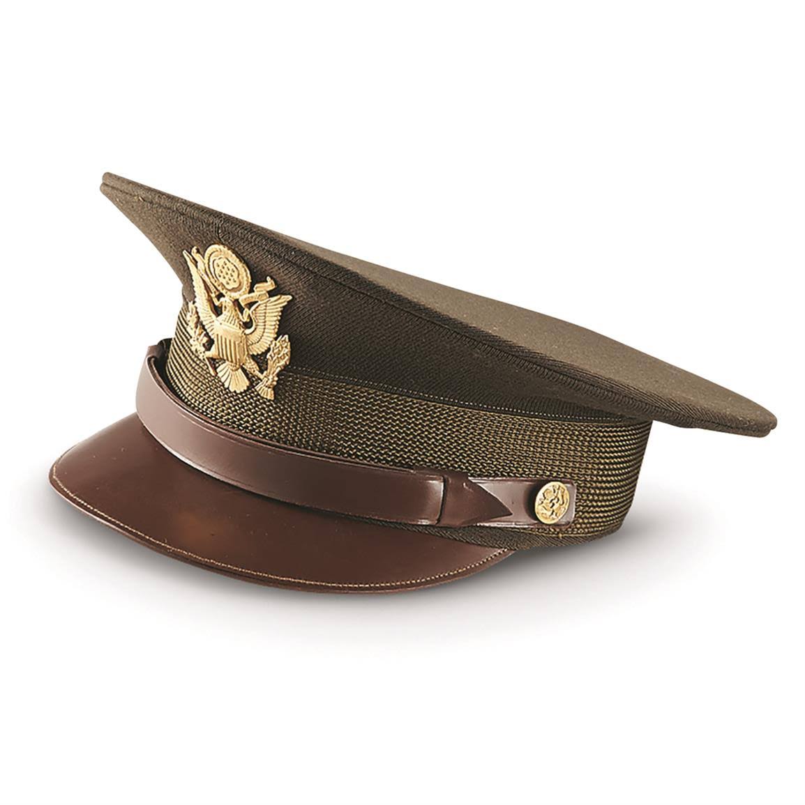 Reproduction U.S. Military WWII Air Force Officer Cap, Grey