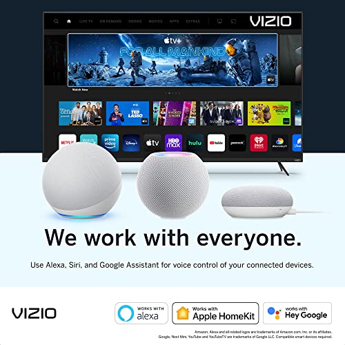 VIZIO 65-Inch V-Series 4K UHD LED HDR Smart TV with Apple AirPlay and Chromecast Built-in, Dolby Vision, HDR10+, HDMI 2.1, Auto Game Mode Low Latency Gaming, V655-J09, 2021 Model (Renewed)