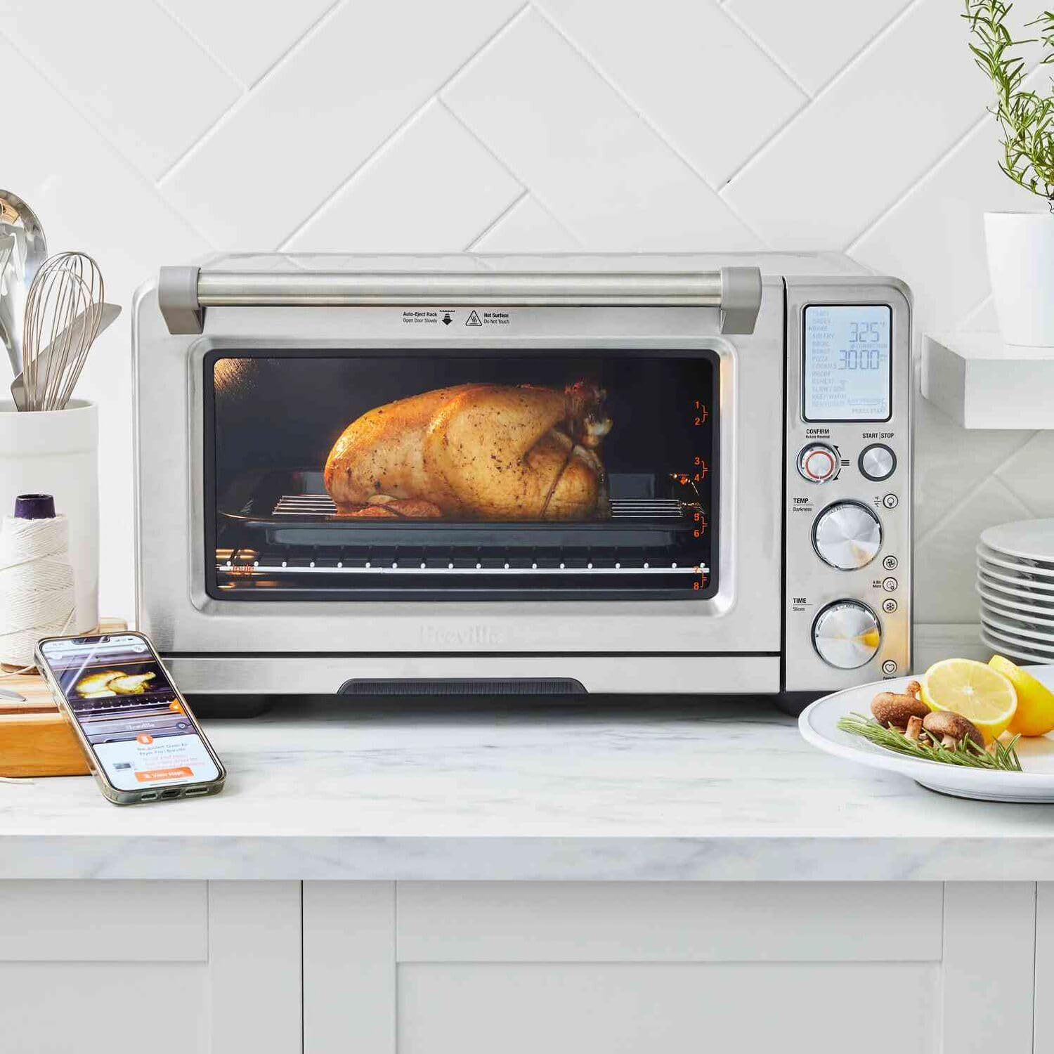 Breville Joule Smart Oven Air Fryer Pro BOV950BSS, Brushed Stainless Steel