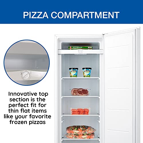 Koolatron Compact Upright Freezer, White