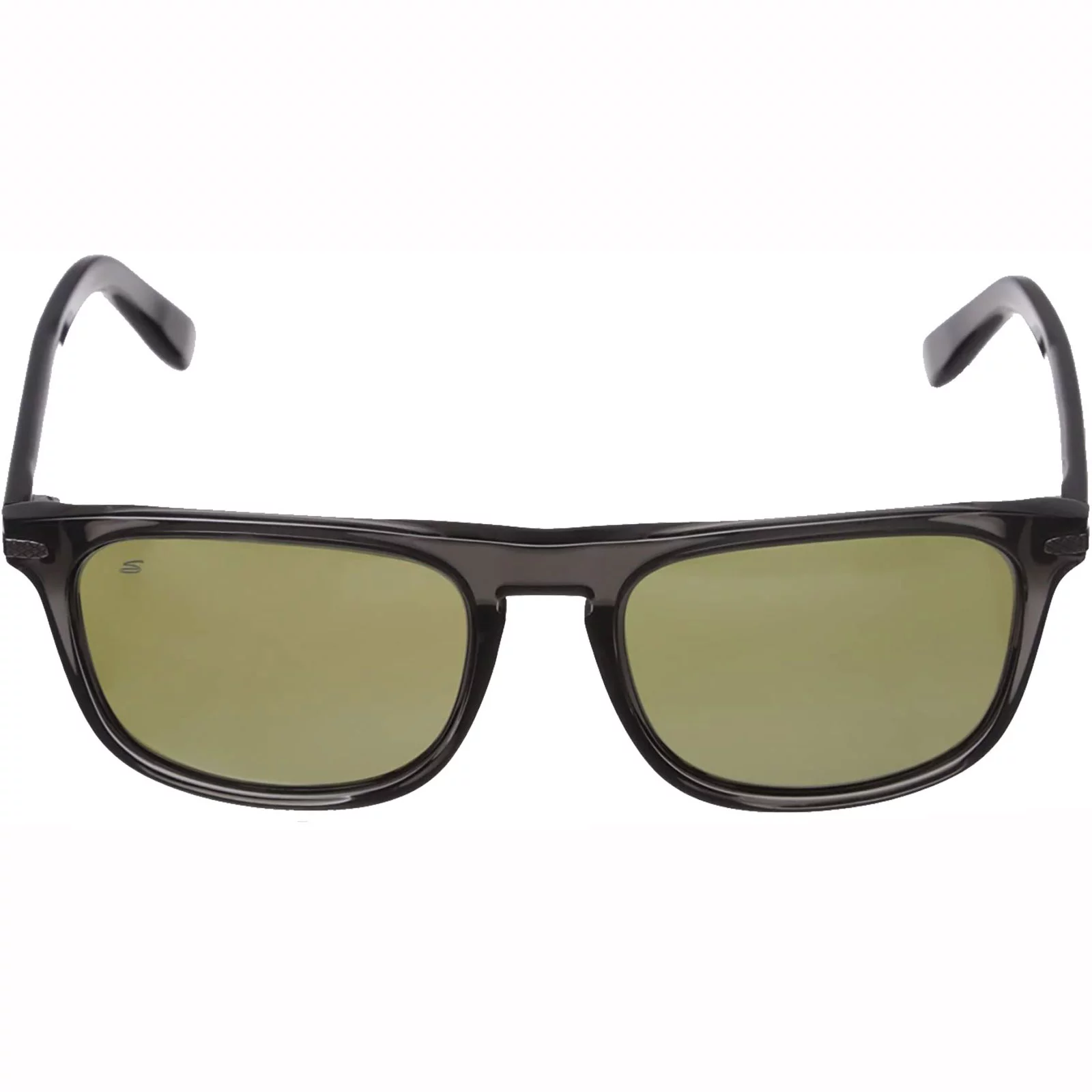 Serengeti Men's Leonardo Sunglasses,OS,Dark Crystal Gray Frame Polarized Lens