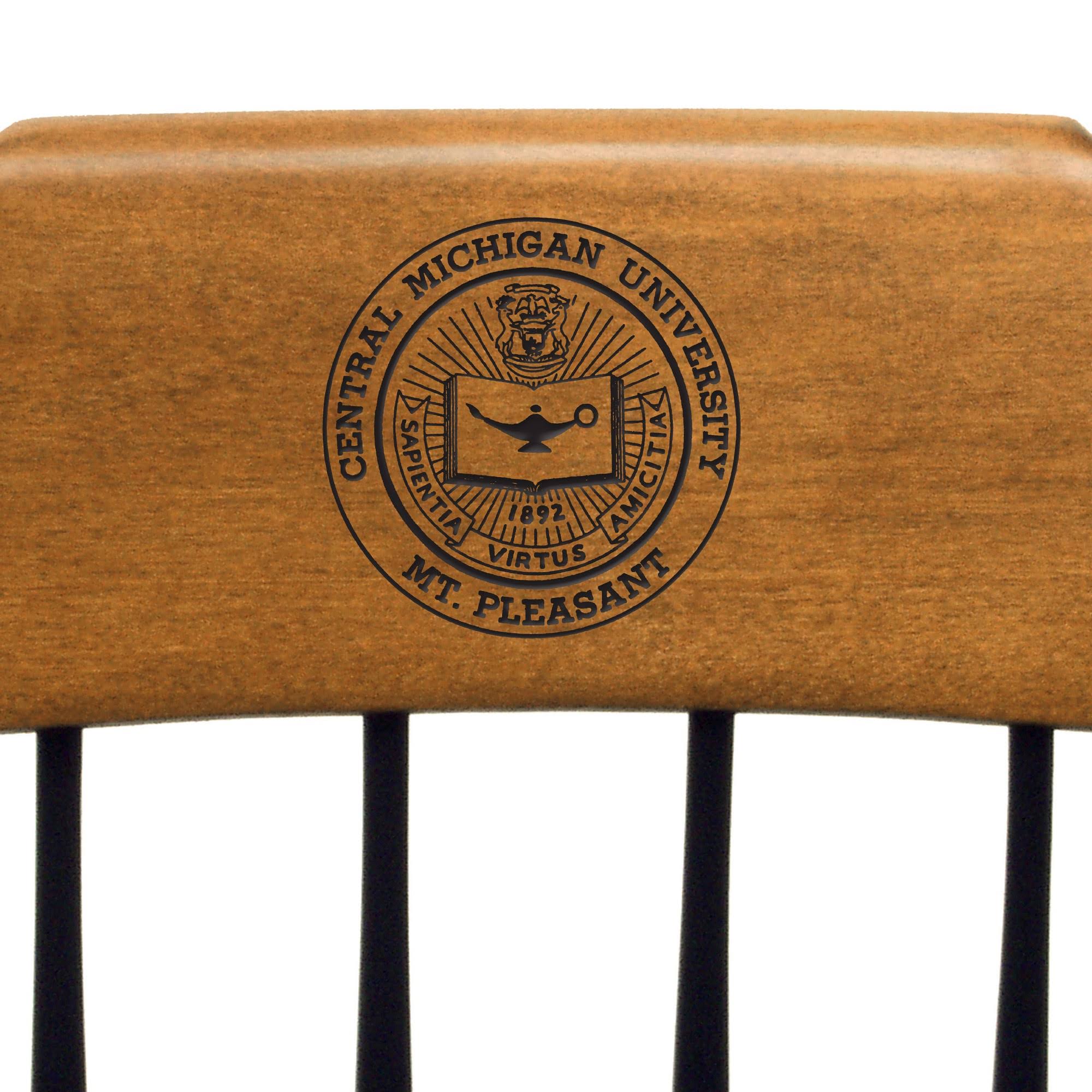 Central Michigan Captain&s Chair by Standard Chair