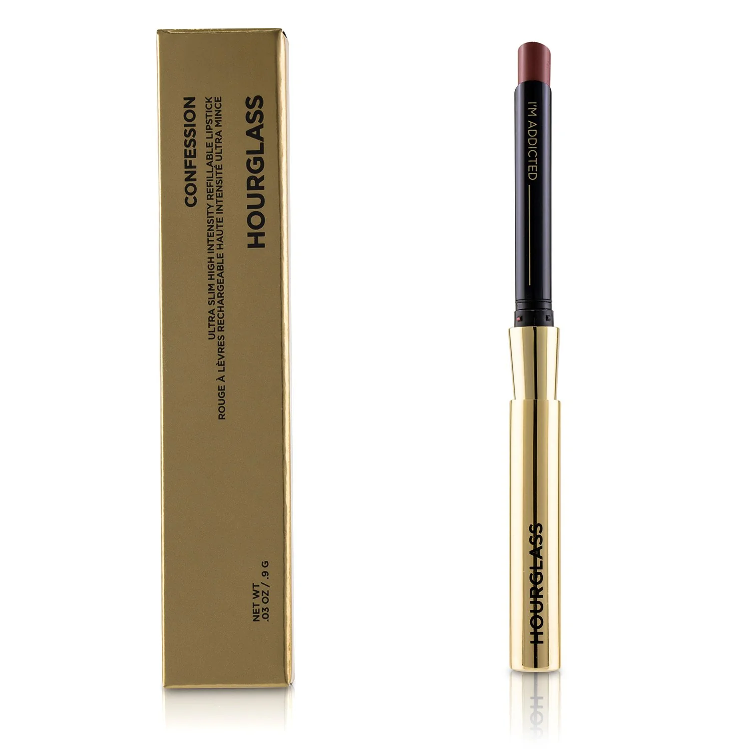 HourGlass Confession Ultra Slim High Intensity Refillable Lipstick - #I Can't Live Without (Red Currant)  0.9g/0.03oz