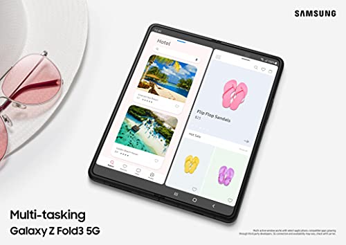 SAMSUNG Galaxy Z Fold 3 5G Cell Phone, Factory Unlocked 2-in-1 Android Smartphone Tablet, 256GB, 120Hz, Foldable Dual Screen, Under Display Camera, US Version, Phantom Green