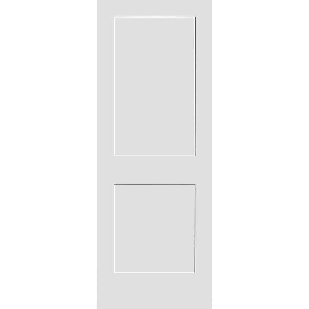 Trimlite 2868pri8402 32 x 80 Primed 2-Panel Interior Shaker Slab Doo - Shop Hardware Tools Online Store