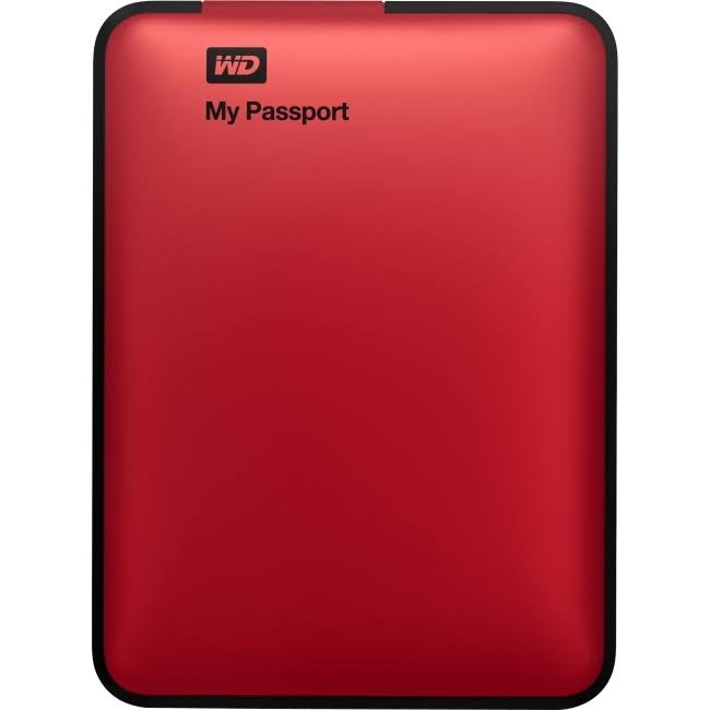 WD My Passport 1 TB External HDD - WDBBEP0010BRD - USB 3.0