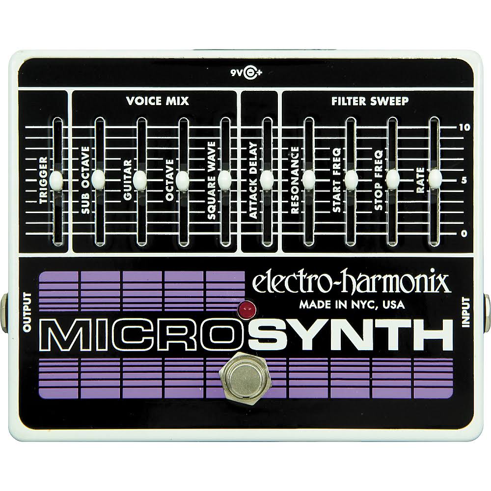 Electro Harmonix Microsynth Analog Guitar Synthesizer Pedal