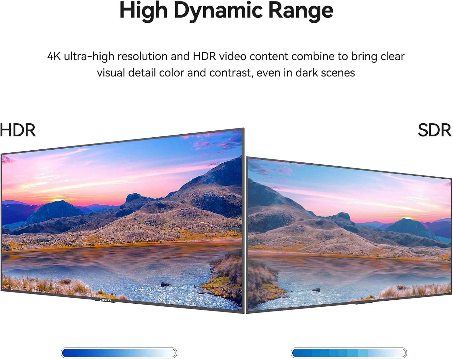 Caixun EC50S1A, 50 inch 4K UHD HDR Smart Android TV with Google Assistant (Voice Control), Screen Share, HDMI, USB, Wi-Fi, Bluetooth(2021 Model)
