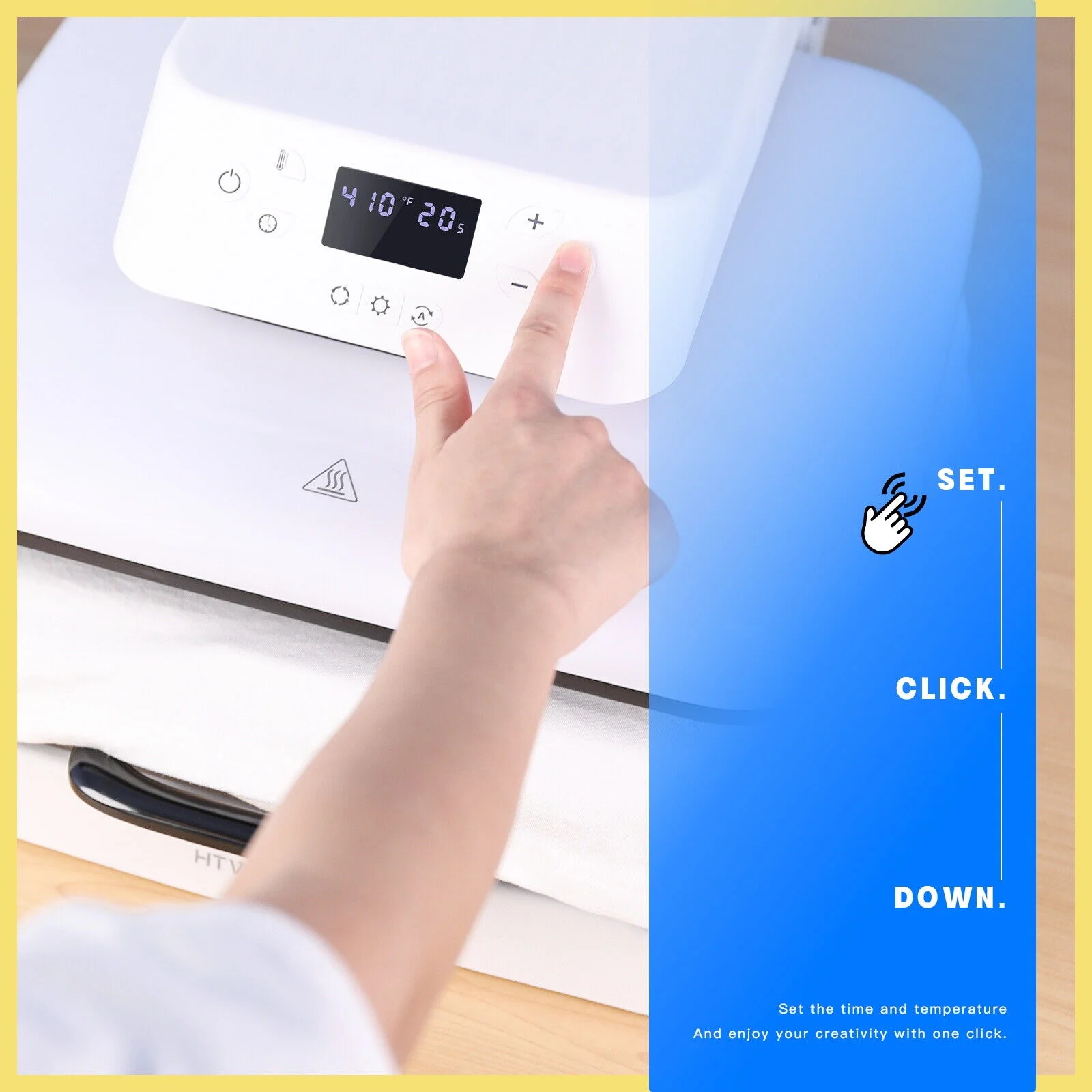 HTVRONT 1500W 15"x15" Auto Heat Press Machine Bundle, Sublimation Printer Transfer HTV Vinyl
