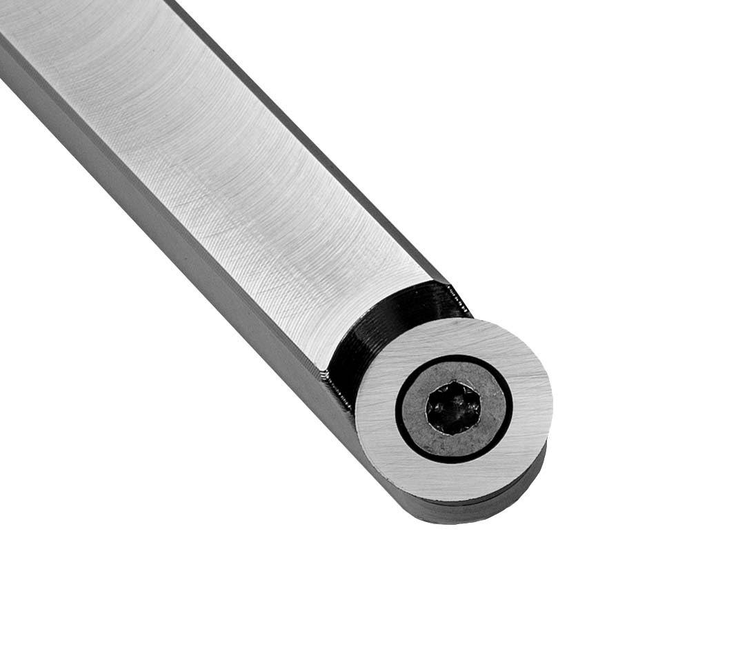 Simple Woodturning Tools 7 Tool Set of Carbide Lathe Tools with Interchangeable Foam Grip Handle