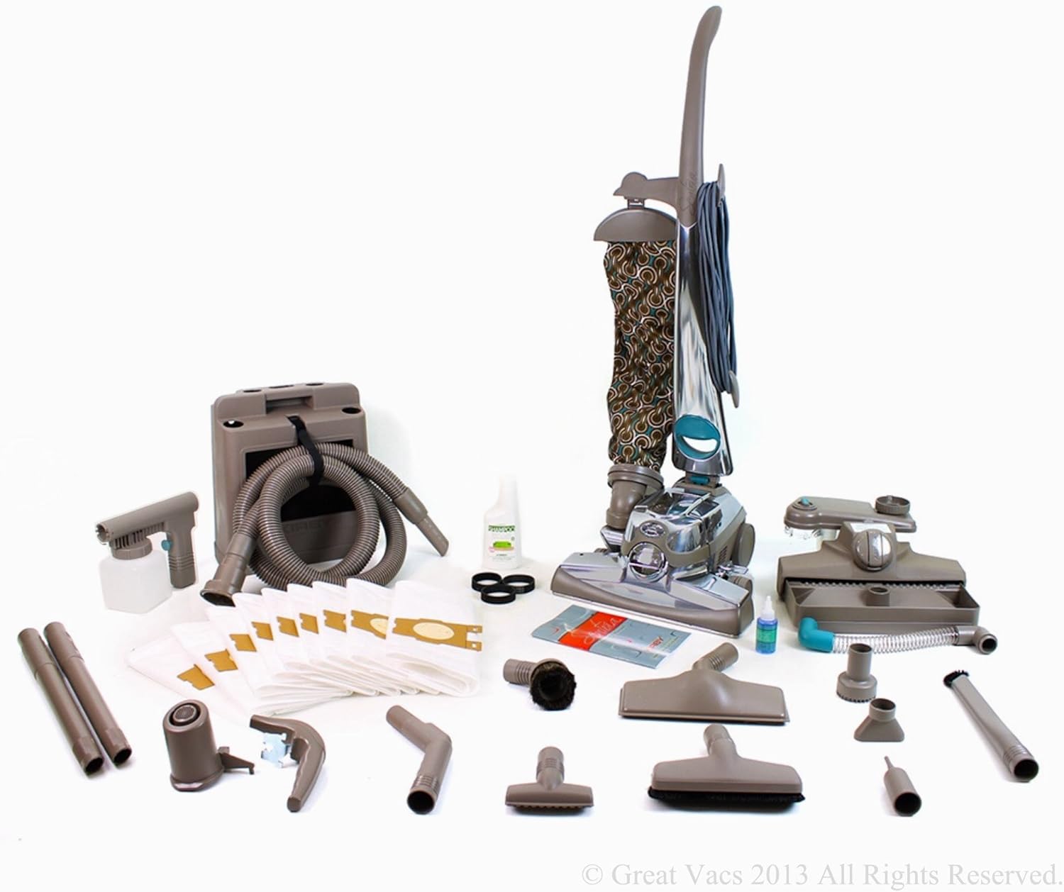 Kirby Sentria 2 Upright Vacuum Cleaner with Whole Home Cleaning Kit and Shampoo System (Renewed)