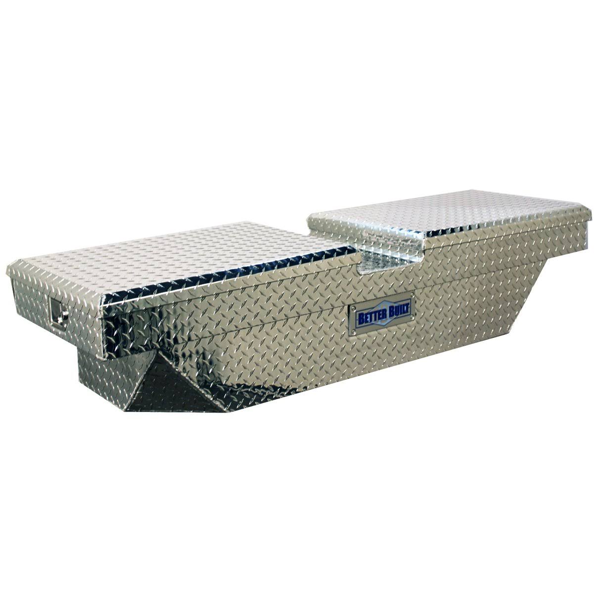 Better Built Universal Truck Tool Box, Aluminum, Double Lid, Standard, 63x22