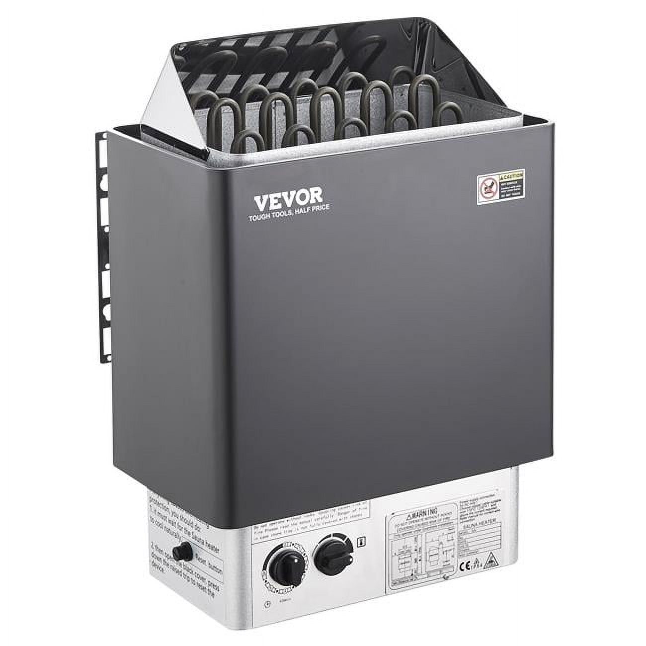 Vevor DSSNLNK9KWXK7DJGIV4 9KW Steam Bath Sauna Heater with Built-In Controls, Electric Sauna Stove, 3h Timer & Adjustable Temp for Max. 317-459 cu. ft. Home Hotel Spa Shower Use 220V
