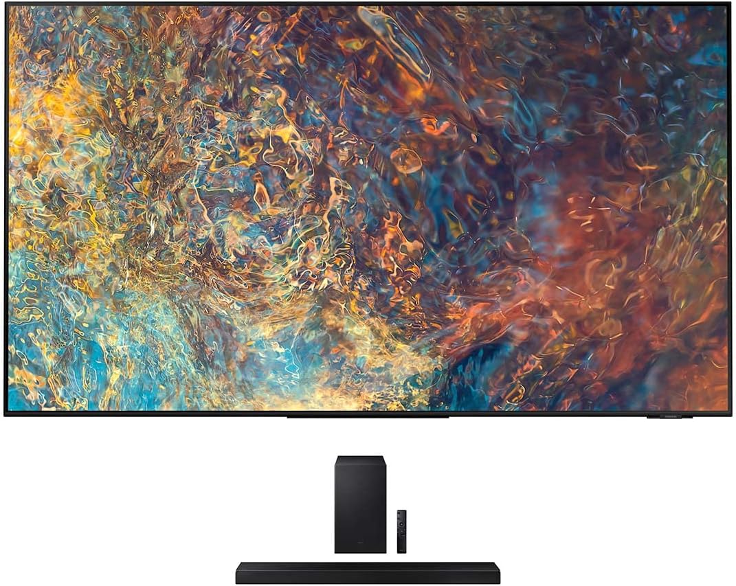 SAMSUNG QN98QN90AA 98" Neo QLED QN90 Series 4K Smart TV with a HW-A650 3.1CH Soundbar and Subwoofer with DTS Virtual:X (2021)