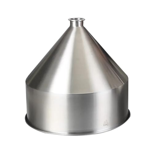 Funnel Stainless Steel 304 Thickening Filling Machine Food Machinery Hopper Feeding And Blanking Funnel 28cm Capacity 13 Litres