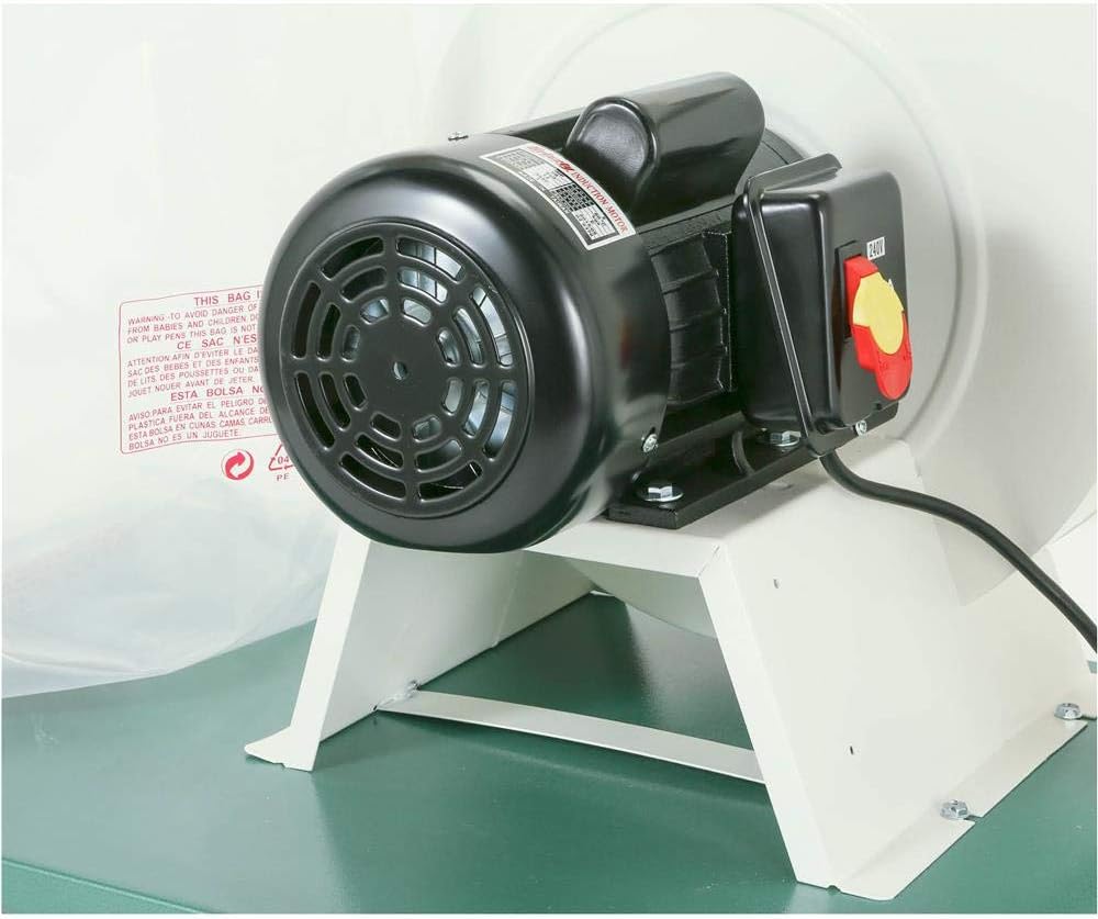 Grizzly Industrial G1030Z2P - 3 HP Dust Collector with Aluminum Impeller