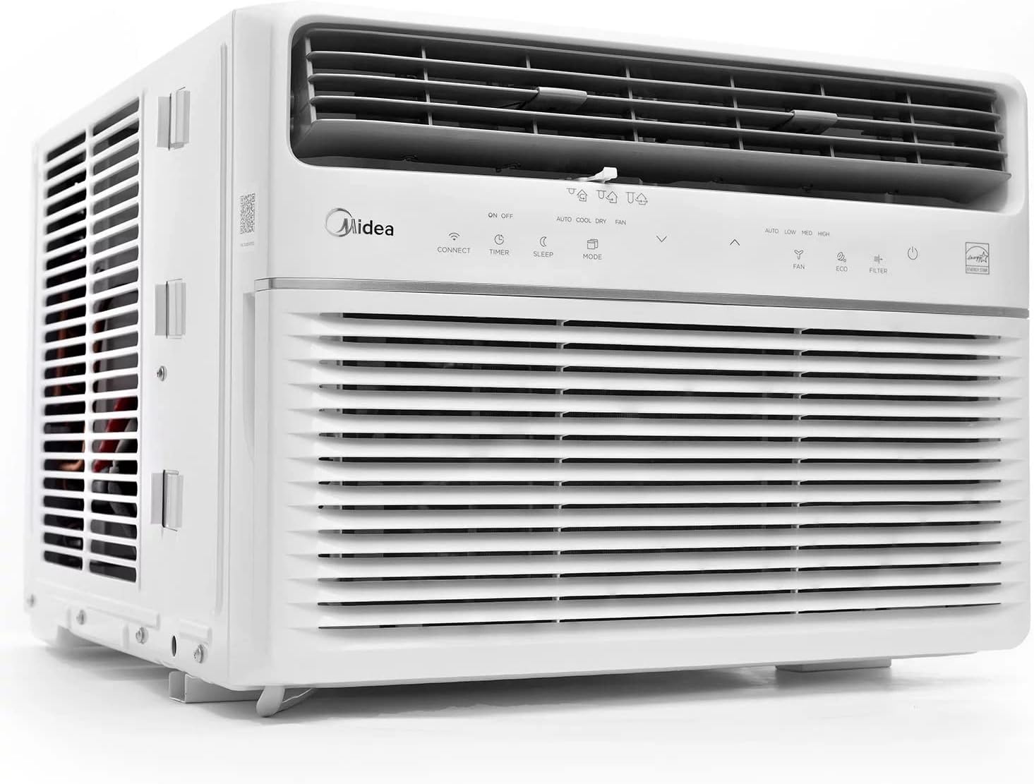 Midea 8,000 BTU Room Window AC, Remote Control, Energy Star WiFi & Voice Control