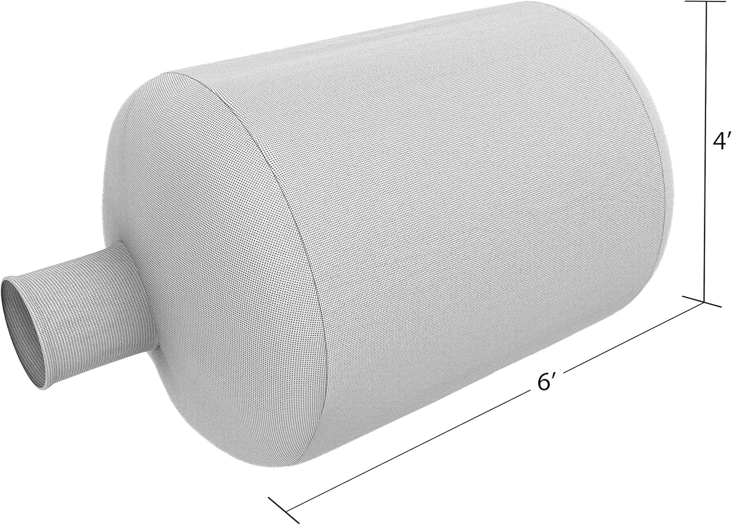 (10) Heavy Duty Insulation Vacuum Bags by RAM - Size 6 ft x 4 ft - Holds EST 75 CF or 350 LBS - Low Dust Bag
