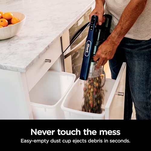 Shark | Pet Cordless Vacuum Cleaner | LED Headlights | Removable Handheld Vacuum for Pet Hair | Crevice Tool & Pet Multi-Tool Included | 40min Runtime | For Carpet & Hard Floors | Grey | IX141
