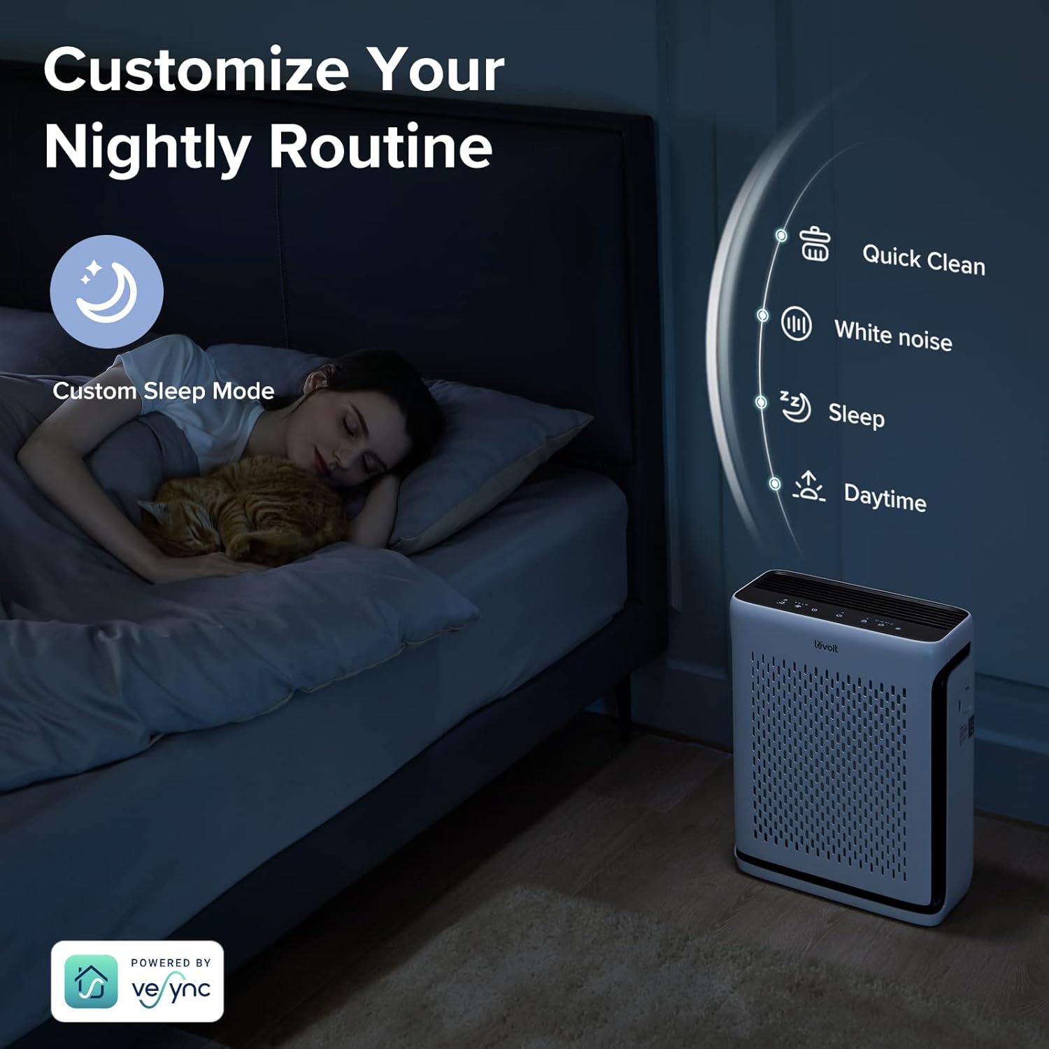 LEVOIT Air Purifiers for Home | Smart WiFi Alexa Control Air Purifier and Large Room Air Purifier