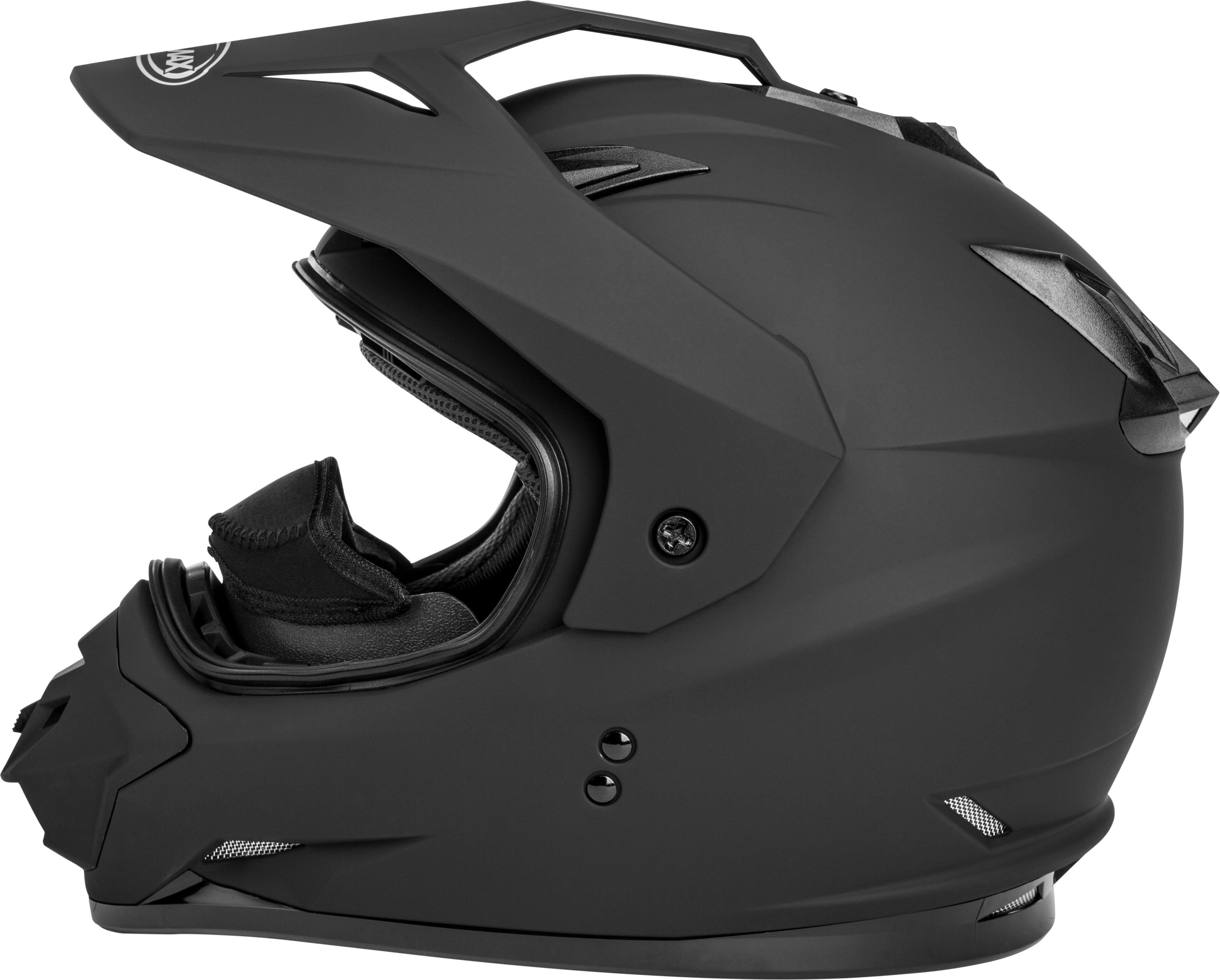 GMAX GM-11S Dual-Sport Snow Helmet Matte Black LG