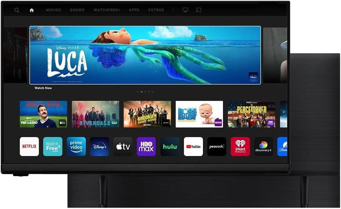 VIZIO 24in 1080p Class D-Series FHD LED Smart TV for Gaming and Streaming, Bluetooth Headphone Capable - D24fM-K01 (Renewed)