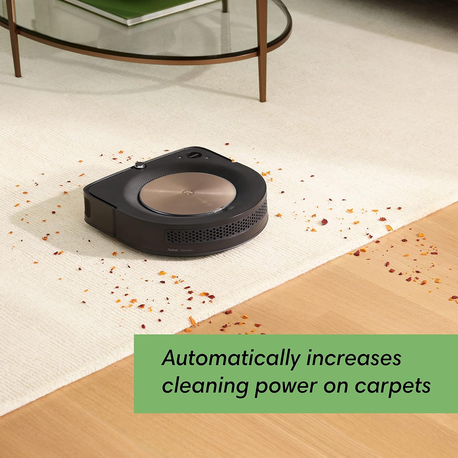 iRobot Roomba s9+ Self Emptying Robot Vacuum - Empties Itself for 60 Days, Detects & Cleans Around Objects in Your Home, Smart Mapping, Powerful Suction, Corner & Edge Cleaning