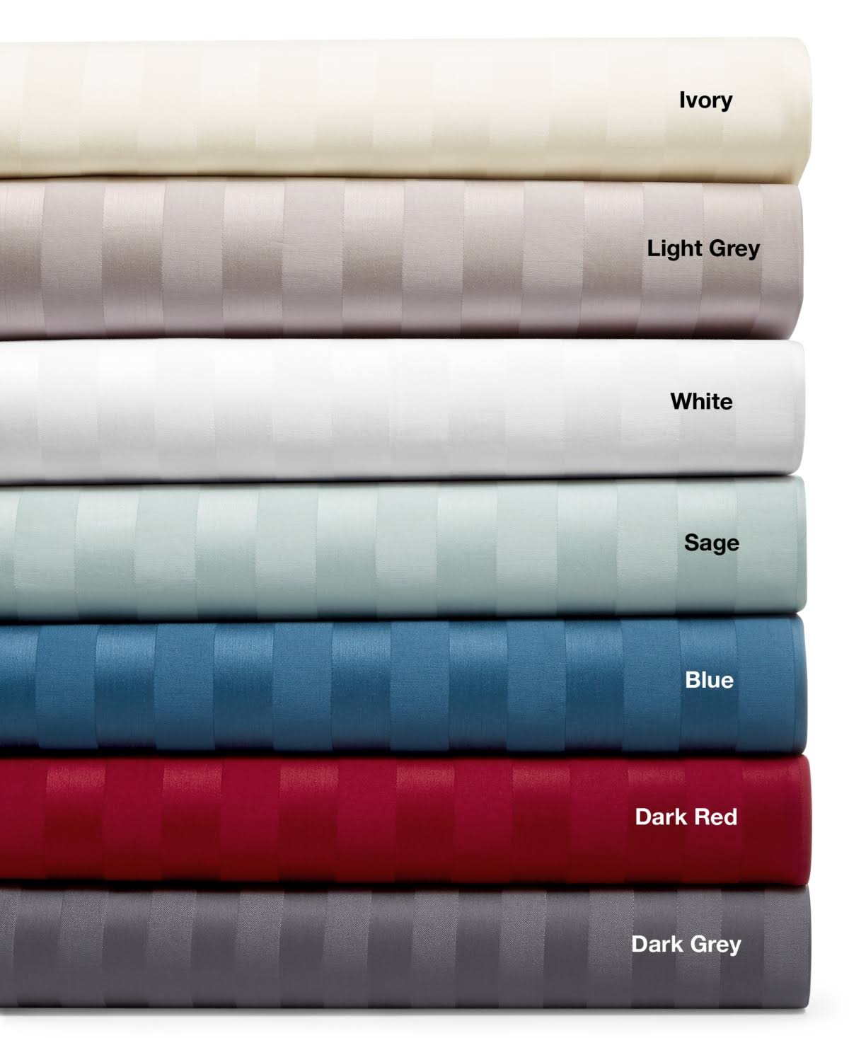 AQ Textiles Bergen Stripe 4-pc. California King Extra Deep Pocket Sheet Set, 1000 Thread Count 100% Certified Egyptian Cotton -