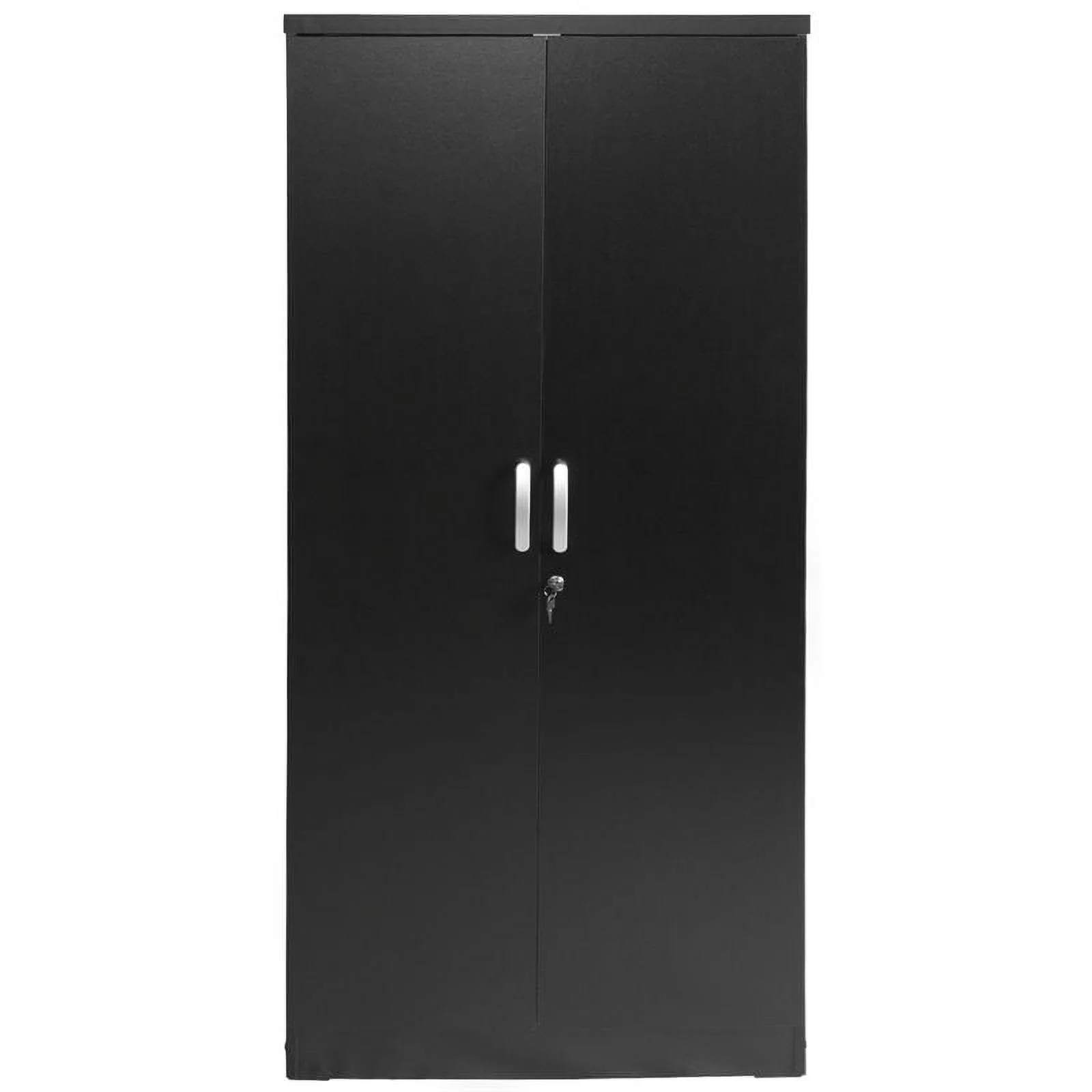 Home Square 3-Piece Set with Full Bed Armoire Wardrobe Cabinet and Nightstand