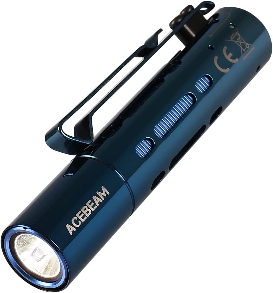 ACEBEAM Rider RX Pocket EDC Flashlight 650 Lumens AA Flashlight Tail Switch Rechargeable Flashlight for Camping, Hiking, Everyday Use