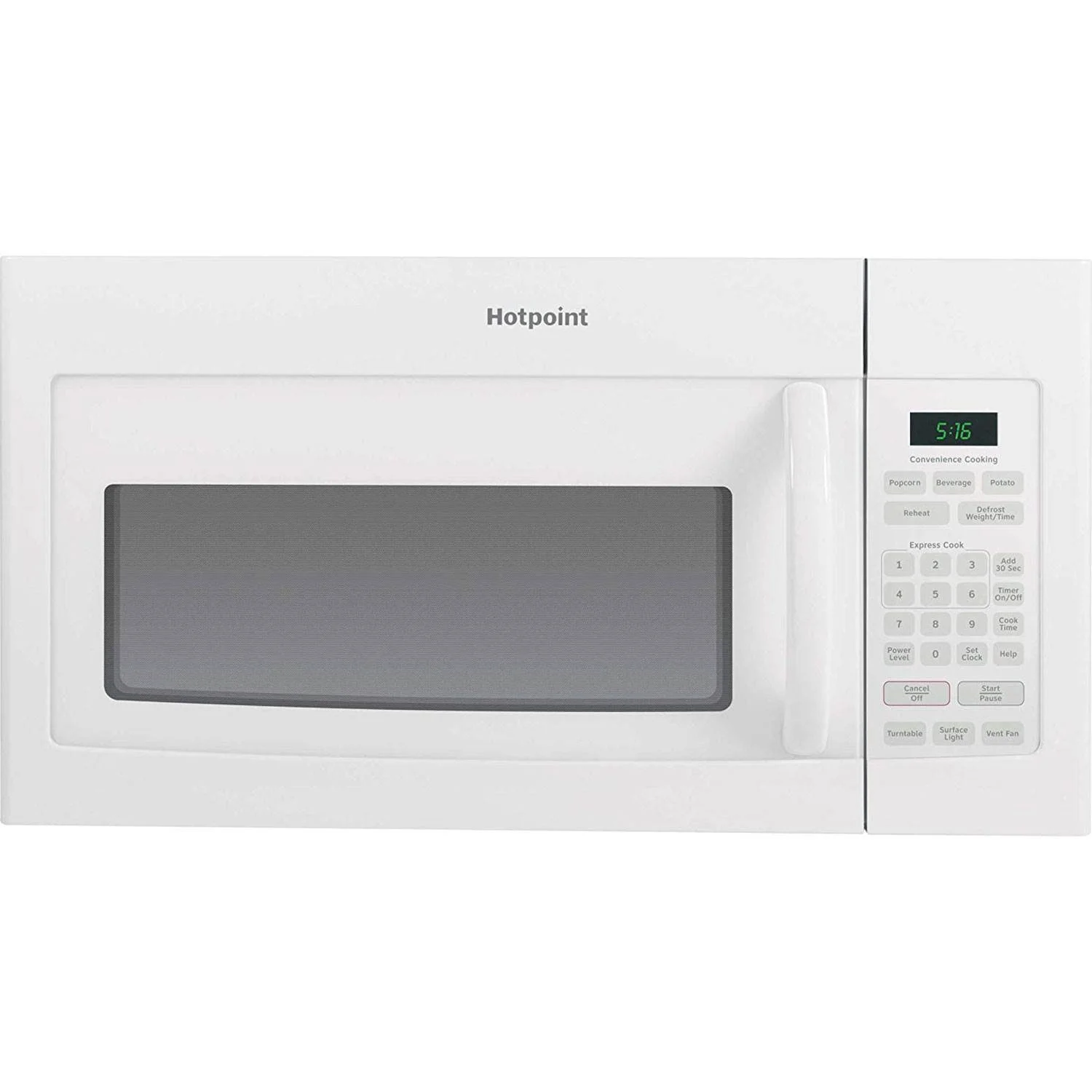 Hotpoint 1.6 Cu.Ft. Over-The-Range Microwave Oven, White, 950 W - Curated Treasures Market